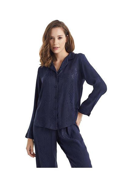 Blackspade Navy Blue Women's Pajama Top - 60303
