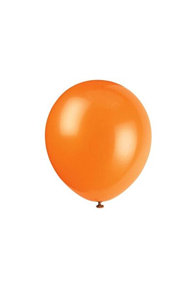 Organizasyon Pazarı 12 Inch Orange Color 25 Li Pastel Decoration Balloon