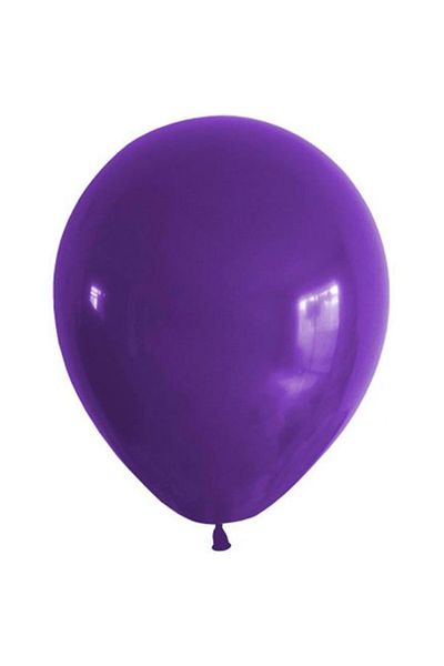 Organizasyon Pazarı 5 Inch Purple Color Small Size 10 Pieces Decoration Balloon