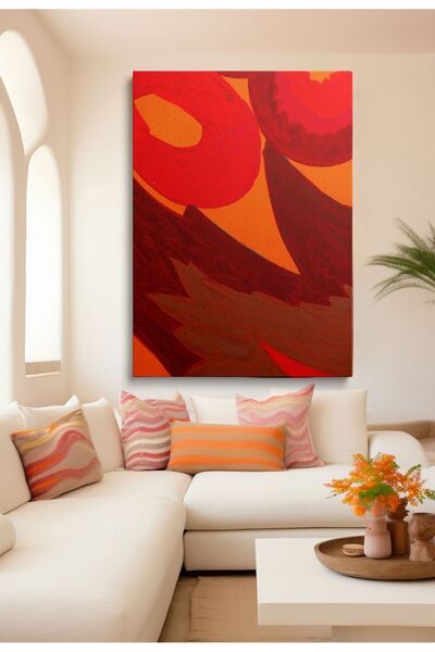 gurbaart Kanvas Sanat Tablo Tekli Canvas Modern Boho Klasik Modern 027 Dijita...