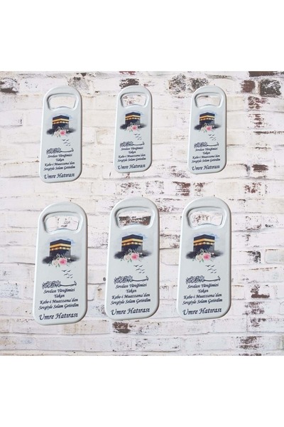 Organizasyon Pazarı Kabe Temalı Magnet Şişe Açacak Mıknatıslı 50 Adet