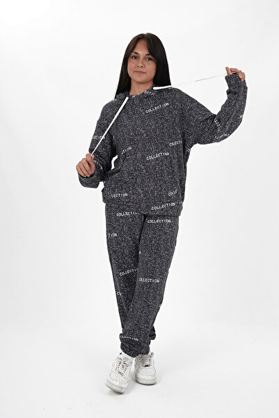 HayKids Σετ αθλητικής φόρμας για κορίτσια με τρεις κλωστές, μακρυμάνικο με στάμπα με λαιμόκοψη