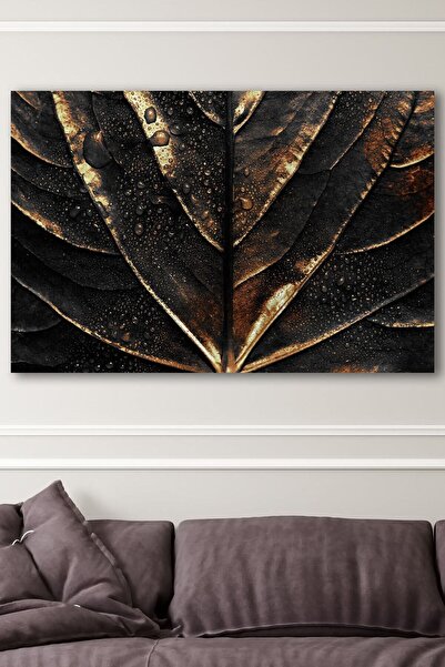 Limitless Design Wet Leaf Hd Print Canvas Painting