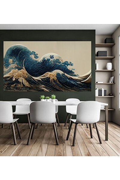 Limitless Design ABSTRACT 3 DIMENSIUNI BLUE WAVES CALITATE HD Imprimare HD Ta...