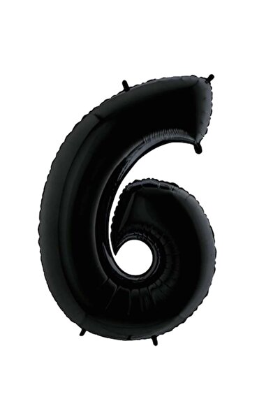 Organizasyon Pazarı 34 بوصة 6 لون أسود رقم احباط بالون