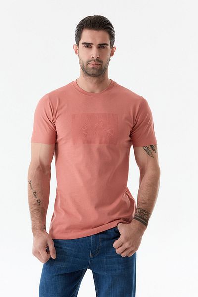 Fulla Moda Printed Crew Neck T-Shirt