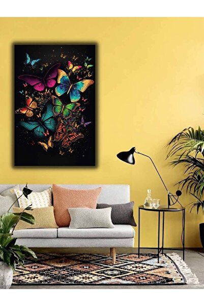 Limitless Design Fluturi colorați, design special decorativ, imprimare digita...