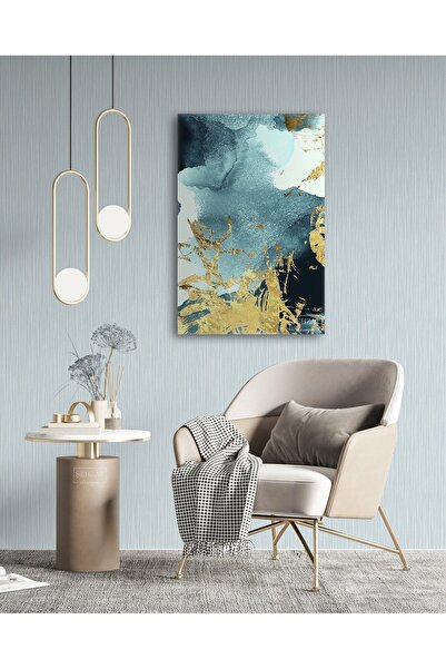 Limitless Design Ελαιογραφία με χρυσό διακοσμητικό καμβά εκτύπωσης HD