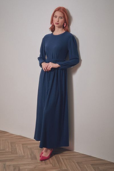 Fulla Moda Fullamodest Wrapped Fabric Belted Dress