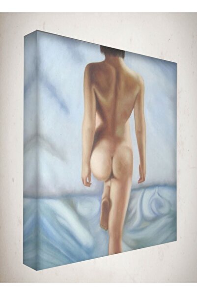 GülsenArt HD Dijital Baskı Dikey Kanvas Tablo - Nü Resimler- Nu11 Yatak Odası...