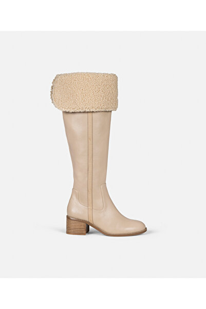 İpekyol Suni Kürk Garnili Çizme