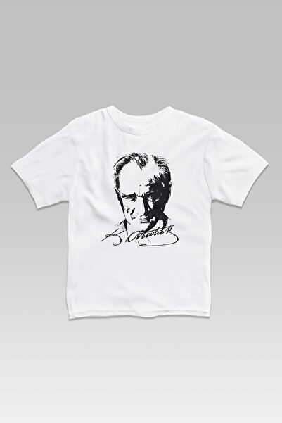 EVIus Ataturk Printed Unisex Κόκκινο κοντομάνικο μπλουζάκι - 23 Απριλίου 29 Ο...