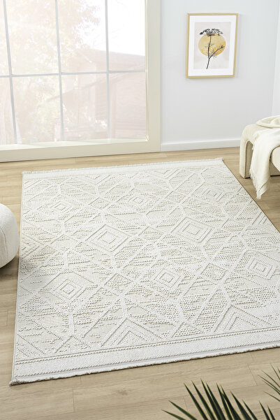 Prestige Halı Viola Beyaz Salon Oturma Odasi Çocuk Odasi Yatak Odasi Halisi V...