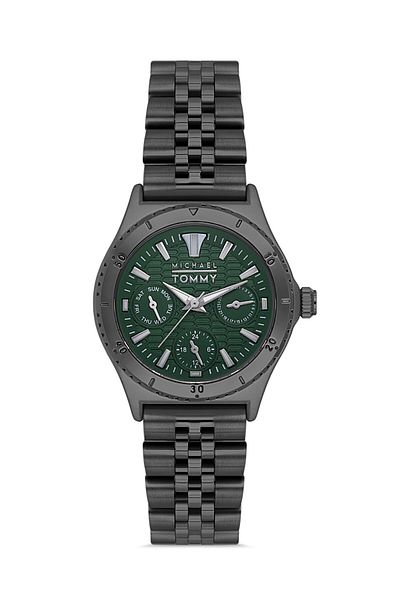 MICHAEL TOMMY Steel Women's Wristwatch - Mt-20266L-Gryy83