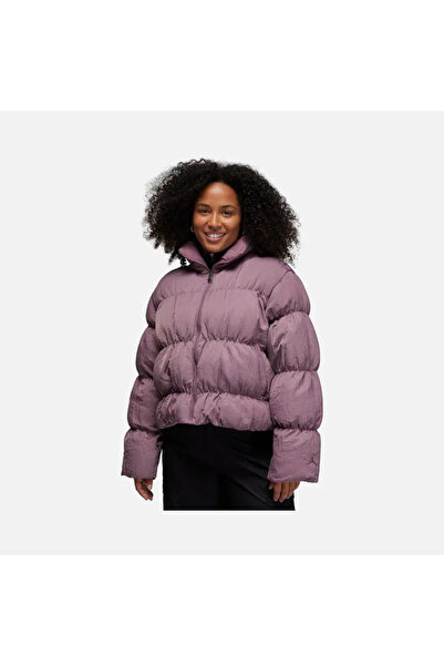 Nike Jordan Core Essentials Puffer Full-Zip Γυναικείο μωβ παλτό fb5149-508