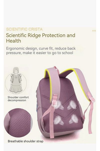seyuse Ultra Light Orthopedic School Backpack with Cat
