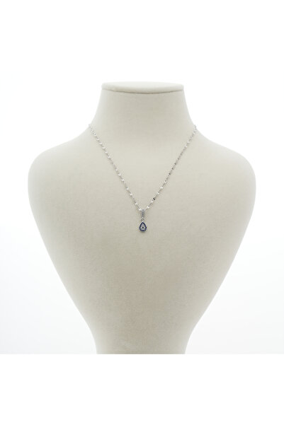 pisay takı & aksesuar الزركون حجر قطرة عين الشر حبة نموذج 316L الصلب قلادة ال...