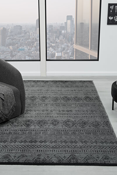 Prestige Halı Eko Antrasit Salon Oturma Odasi Çocuk Odasi Yatak Odasi Halisi ...