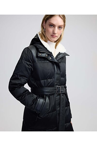 İpekyol Colorblock Coat with Removable Collar