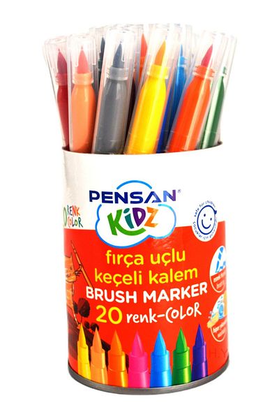 Pensan Kidz 20-Piece Felted Paint Pen with Brush Tip / 4000