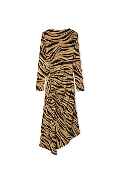 İpekyol Print and Draped Dress