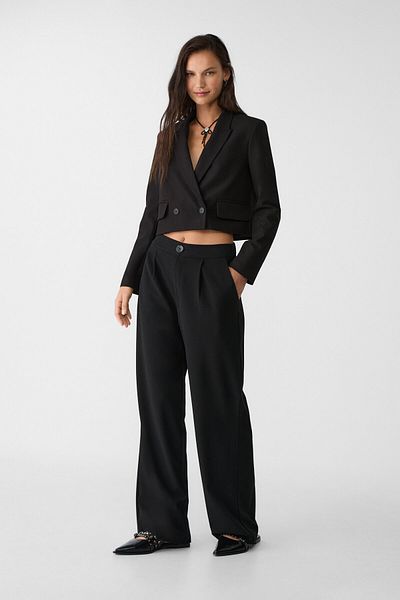 Stradivarius Smart straight-leg trousers