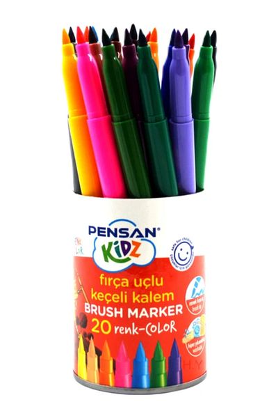 Pensan Kidz 20-Piece Felted Paint Pen with Brush Tip / 4000