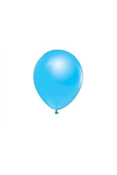 Parti Adresi Light Blue Metallic Balloon 10 Pieces 12"