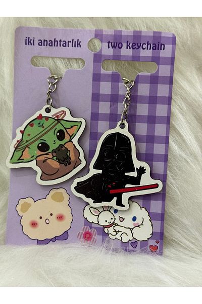 Hediyedukkani Couple Keychain Dear Keychain - with Key Chain and Card