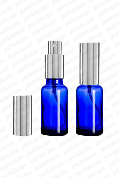 parlakcam 20ml Gümüş Renkli Full Metal Lüx Sprey Şişe, Parfüm Kolonya vb İçin...