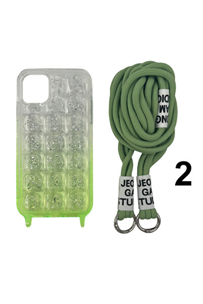 Nettech İphone 15 Uyumlu Nt-n025 Ipli Arka Koruma Kılıf - Karışık Renk