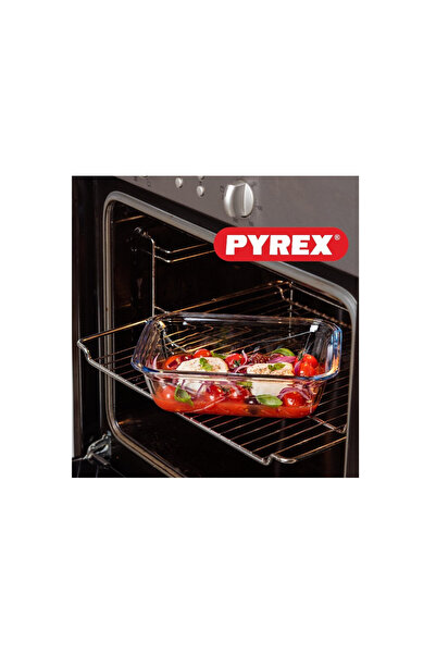 Pyrex Cook&Go Set of 2 (0.8L+1.7L) Rectangle Storage Dish with  Lid