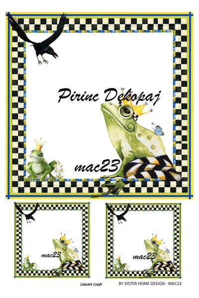 LİNEART ديكوباج خطي منقوش بالنحاس - 29x42، رقم: MAC23