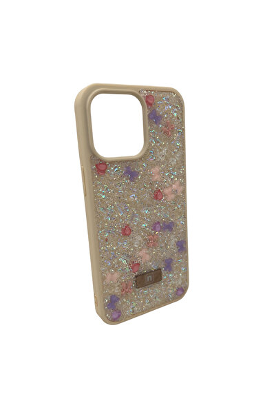 Nettech iPhone 15 Compatible Nt-N031 Patterned Back Protection Case - Yellow