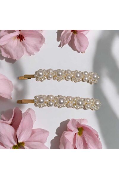 feyza collection مشبك لؤلؤي بتصميم أنيق مكون من قطعتين