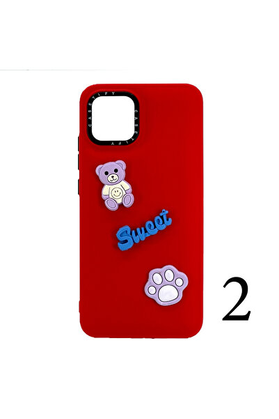 Nettech Samsung galaxy a03 compatible mascot series back protection case - mixed color