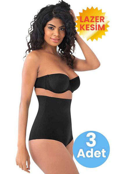 Uniquetrenders Women's Laser Cut Slimming and Lifting High Waist Slip Corset Set of 3