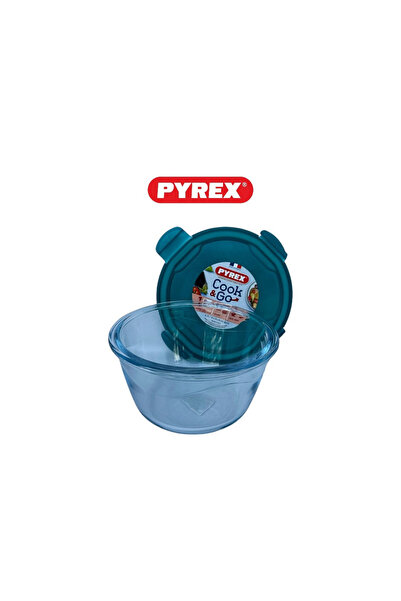 Pyrex Cook&Go 0.7L Round Storage Dish with Airtight Lid - Versatile Freezer-to-Oven Solution