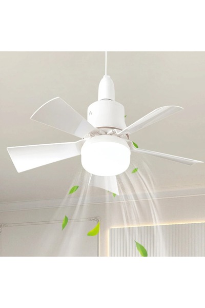 Ucuz Geldi 62 Watt Vantilatör 3 Kademe Hız Dimmerli 3 Renk Led Işık Cata Lodo...