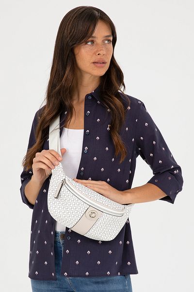 U.S. Polo Assn. White Women's Waist Bag 50293693 -Vr013