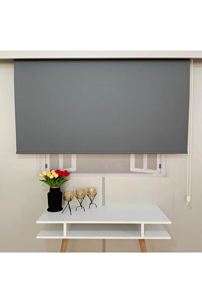 Yıldız stor Stor Perde Antrasit Gri Modern Güneşlik Stor 1.kalite