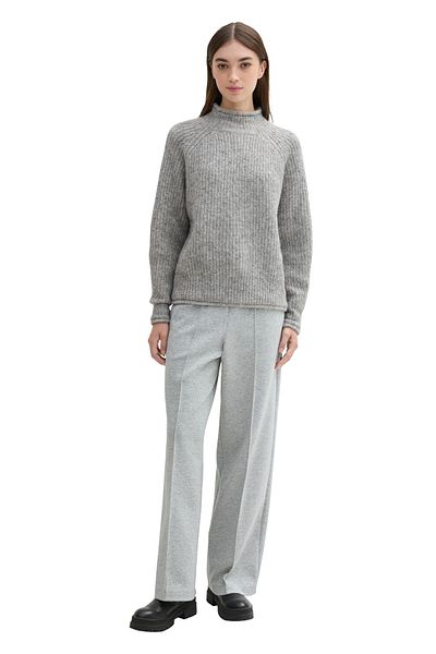 Tom Tailor Denim Chlupatý svetr s výstřihem