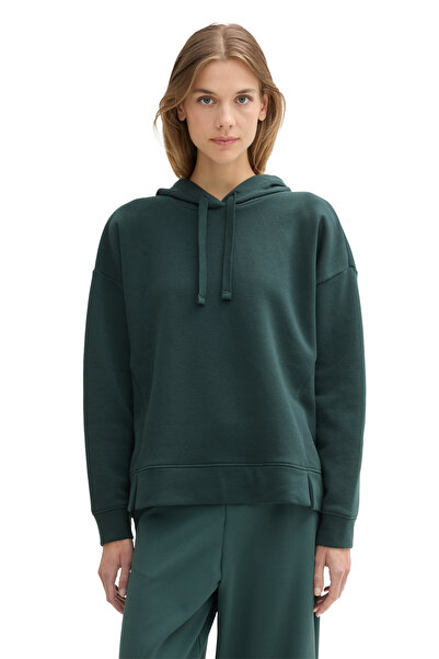 Tom Tailor Denim Βασικό φούτερ με κουκούλα