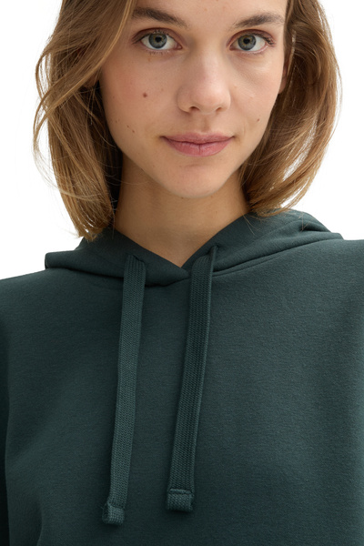 Tom Tailor Denim Βασικό φούτερ με κουκούλα