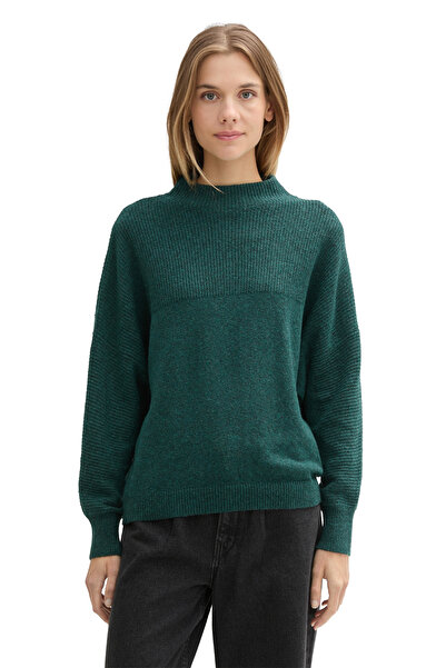 Tom Tailor Denim Strukturovaný netopýří svetr