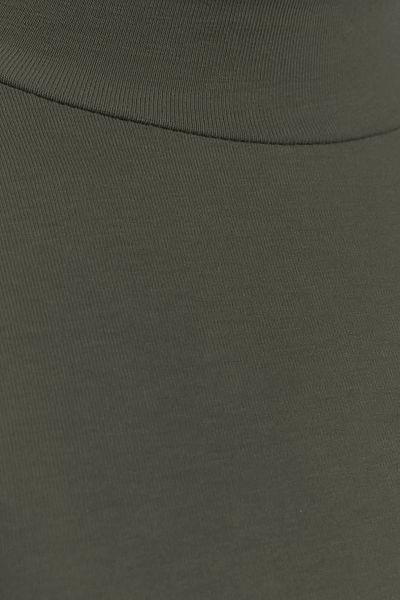 Trendyol Collection Khakifarbener Rollkragen-Body aus Baumwolle – lange Ärmel und Druckknopfverschluss THMAW23BD00033
