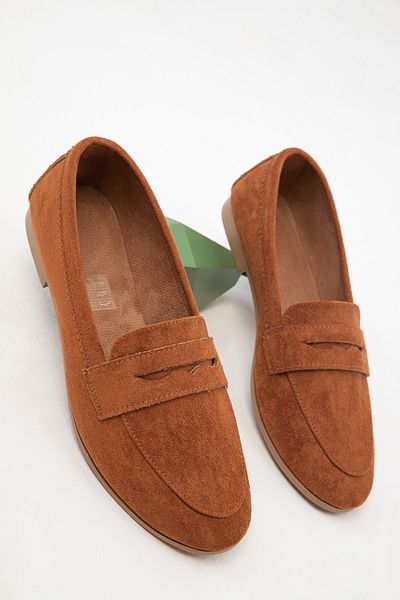 SOHO Tan Suede Women's Ballerinas - Model 19866