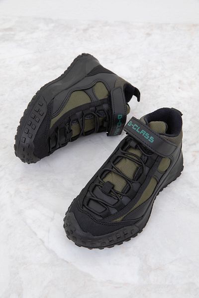 SOHO Schwarz-Khaki Kinderstiefel und Stiefeletten 19860