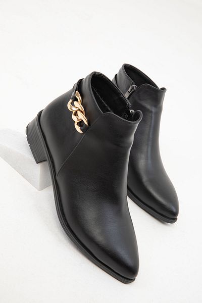 SOHO Schwarze Stiefel und Booties für Damen 16536
