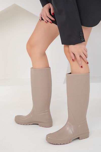 SOHO Nerzfarbene Damenstiefel 19846